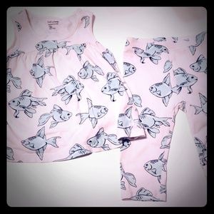 Legging and shirt set from Baby Gap